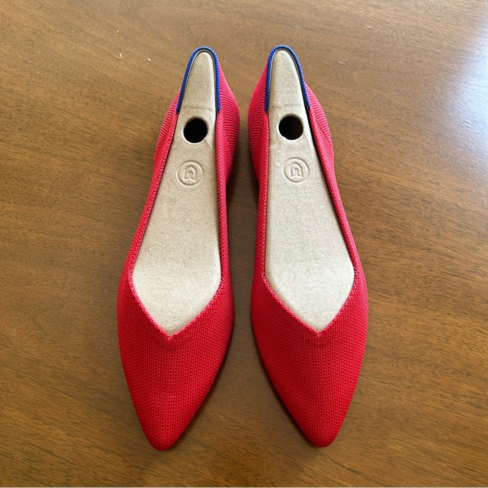 Rothy’s The Point in bright red